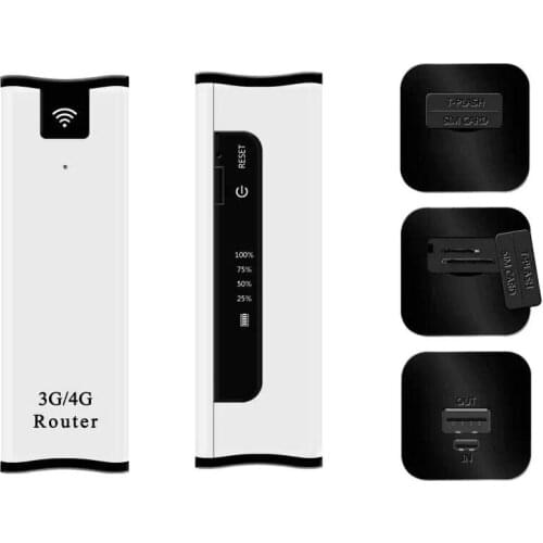 3G WIFI router 3G router with SIM card slot +2200mAh power bank