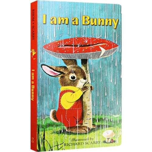 I am a Bunny English original picture book Early Childhood Education Enlightenment Cardboard Book 1pc