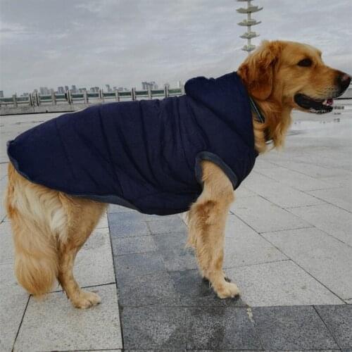 Winter Big Dog Clothes Large Dog Outfit Corgi Samoyed Husky Labrador Golden Retriever Clothing Thicken Warm Dog Coat Jacket