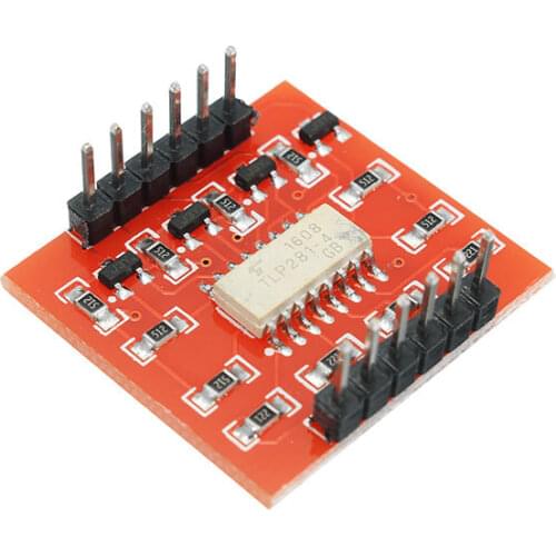 4 Channel Optocoupler Isolation Module High And Low Level Expansion Board
