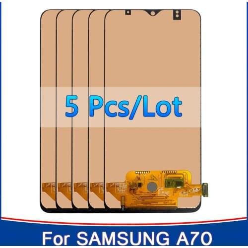 5pcs tested 6.7'' TFT Incell LCD Display For Samsung Galaxy A70 LCD A705 A705F SM-A705MN Display Touch Screen Digitizer Assembly
