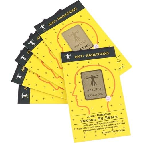 6Pcs EMF Protection Phone Anti Radiation Protector Sticker, Negative Ions EMF Blocker For Laptop And All Electronic Devices