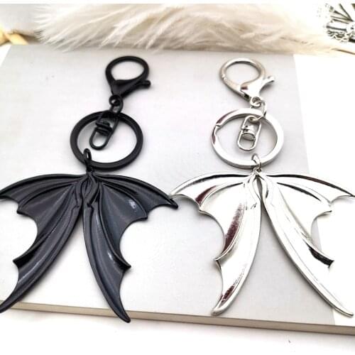 Batwing Keychain, Bat Keychain, Halloween Keychain, Vampire Bat Keychain, Bat Lovers, Witch, Gothic Victorian Keychain