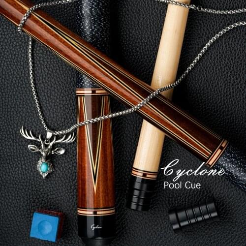 Cyclone-4 Billiard Cue Stick Inlaid Carving Cue 13mm Tip 3*8/8 Radial Pin Handmade Professional Cue By FURY Factory Manufacture