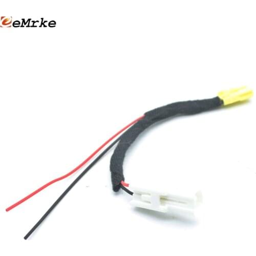 EEMRKE Install Aftermarket for Suzuki Vitara SX4 S-Cross Car Camera Power Wire Cable Do Not Damage Reversing Lights Harness