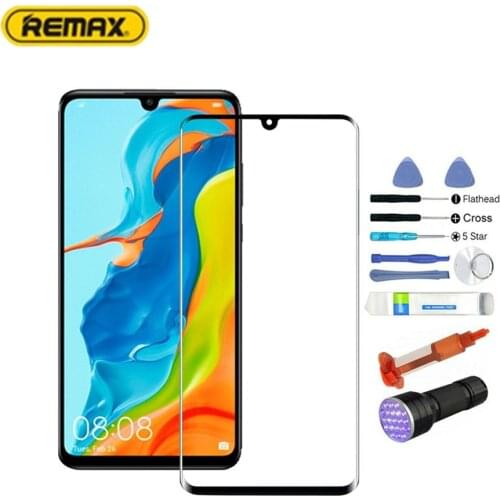 Original Super Amoled LCD for HUAWEI Mate 20/Mate 30/P20 Pro/P30 Screen Protector Replace the front Glass Lens Repair Tool Set