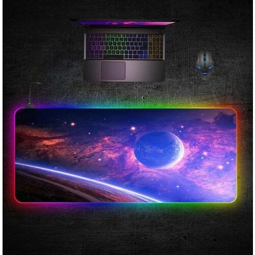 RGB Mouse Pad Gaming Mouse Pad Gamer Large Mouse Mat Big Computer Mousepad Led Backlight XXL Surface Mause Pad Keyboard Desk Mat