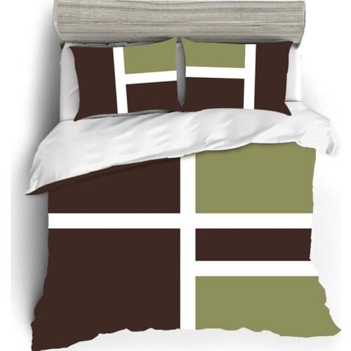 Green And Blue High Quality Bedding Set Bedding Set Luxury Duvet Cover Bed Sheets Pillow Cases Home Textile Bed Linen Cotton