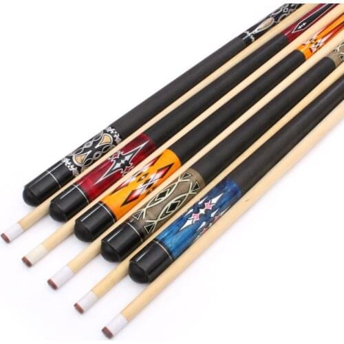 2019 New Arrival 2 pcs/lot Pool Cue Sticks 13mm Tip for New Beginner Random Color China