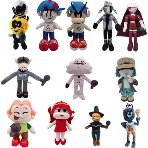 Anime Friday Night Funkin Plush Toy Cute Spooky Month Skid Pump Stuffed Dolls Children Gift