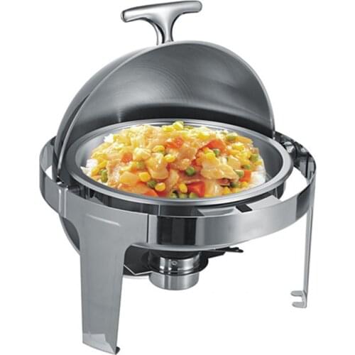 Stainless steel Buffet heater Chafing Dish hotpot visible lid window 6Lbasin wedding Banquet cooking pan server food tray warmer