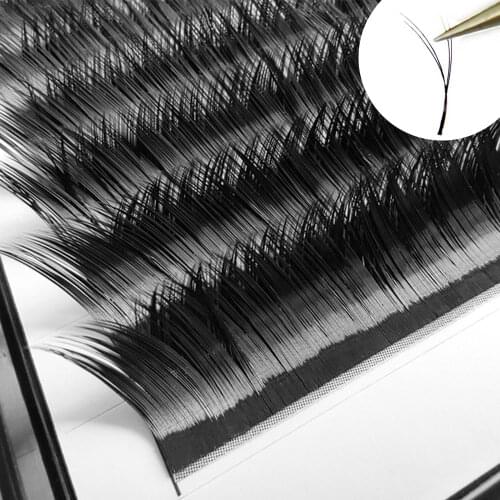 Soft Cilios Y/W 0.07 YY Shape Eyelash Extensions Natural Individual Lashes Y Shape Wholesale Makeup Custom Eyelashes Box Package