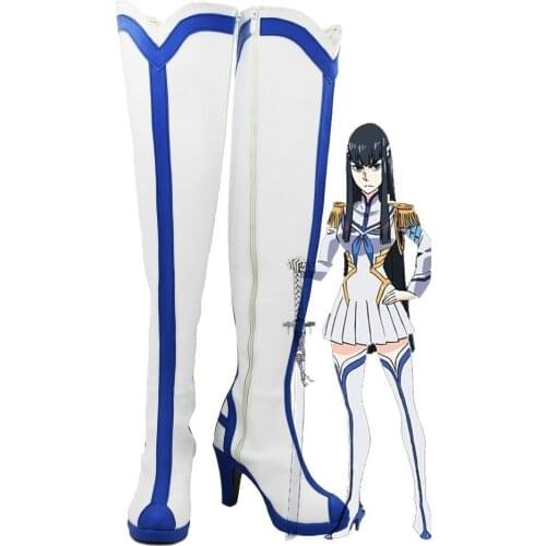 KILL la KILL Satsuki Kiryuin Cosplay Shoes Boots Custom Made