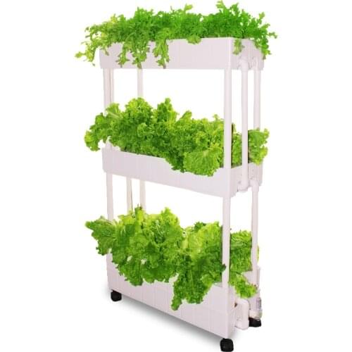 Hydroponics system NFT smart garden planter vertical horticultural props for home use Nutrient Film Technique