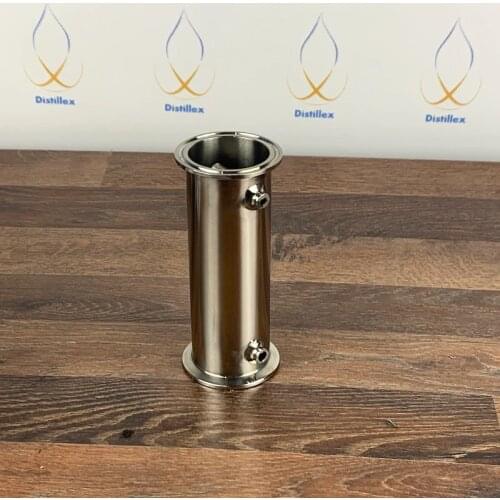 2" Thermowell pipe , welded connector for sensors diameter 4 and 6 mm , L-150mm SUS304