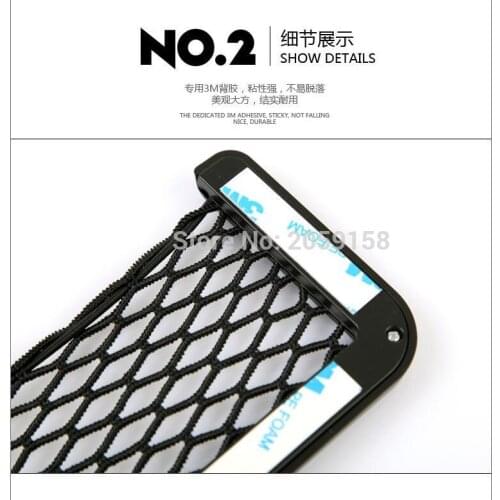 Universal Car Seat Side Net Bag Pocket Organizer For lada granta volkswagen chevrolet lacetti renault toyota corolla mazda 6