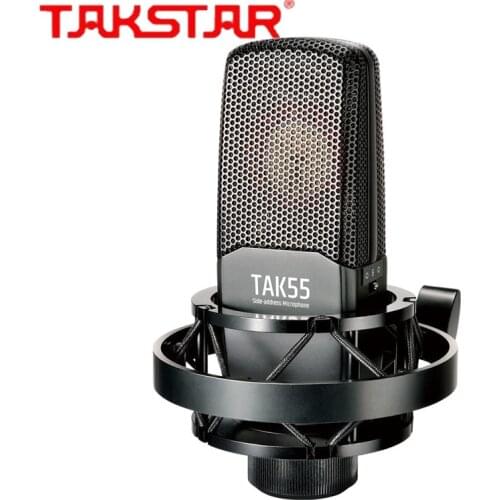 Takstar TAK55 high quality studio grade professional recording microphone dual gold plated diaphragm three polar patterns