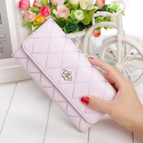 Women Long Wallets Purses Luxury Crown Wallets For Ladies Girl Money Pocket Card Holder Female Wallets Phone Clutch Bag 2021