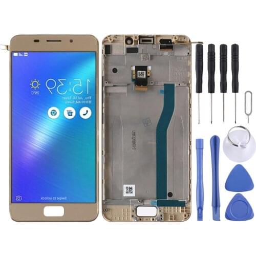 IPartsBuy LCD Screen and Digitizer Full Assembly with Frame forAsus Zenfone 3S Max ZC521TL X00GD