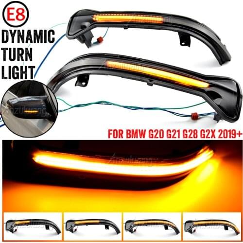 1 Pair Mirror Indicator Turn Signal Light Dynamic Indicator Blinker for BMW G20 G21 G28 G2x 2019 2020