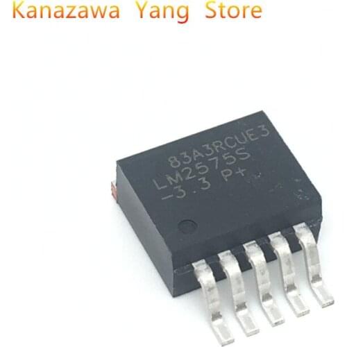 10pcs/Lot Brand New LM2575SX-3.3/NOPB LM2575S-3.3 LM2575 TO-263 5 PINS Switching Regulator In Stock Best Quality