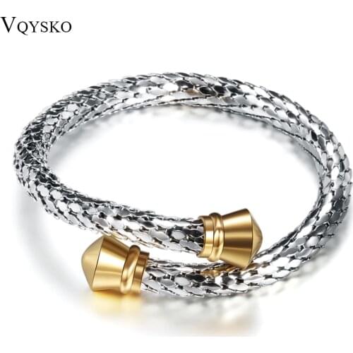 2 Colors Trendy Vintage Stainless Steel Skeleton Statement Cuff Lace Bangles & Bracelets for Women
