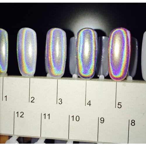 3g UNICORN POWDER NAILS Holographic Glitter Powder Chrome Nail Powder Glitter Reflecting Pigment Laser Powder Sequins