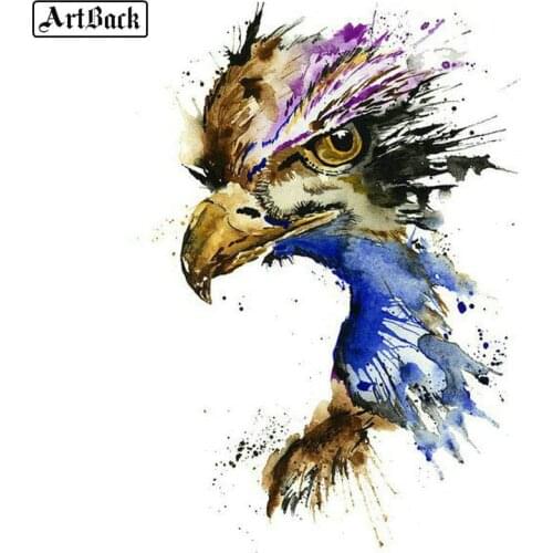 5d diamond painting eagle animal pattern full square / round drill diamond mosaic 3d diamond embroidery wall sticker