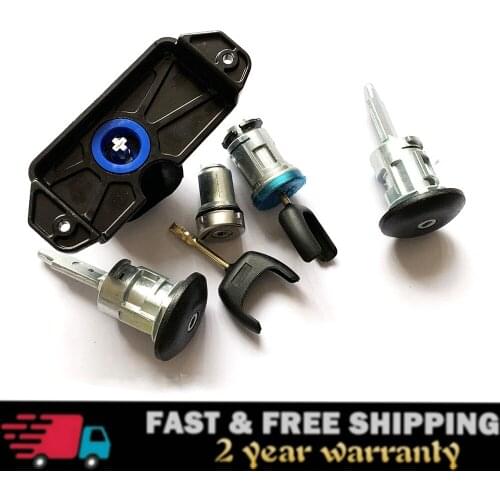 6C1AV22050XB 4874508 4874507 COMPLETE LOCK SET IGNITION SWITCH LEFT RIGHT DOOR LOCK TRUNK LOCK FOR FORD TRANSIT MK7 2006-2014