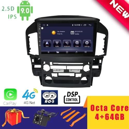9" Android Car Multimedia Player GPS Stereo Radio for Lexus RX300 1998-2002 Head Unit Octa Core DSP 2.5D+IPS 4G Carplay