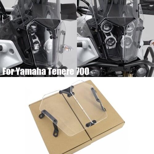 For Yamaha Tenere 700 TENERE 700 Tenere700 20-Onward Motorcycle Accessories Acrylic Headlight Protector Guard Lense Cover