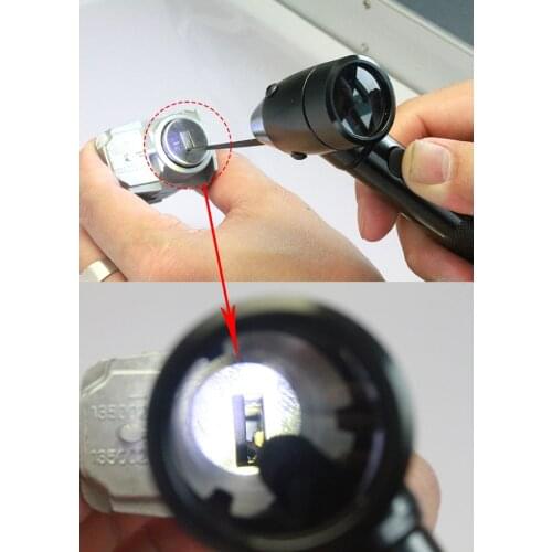 Car Lock Cylinder Magnifier