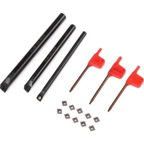 HOT 4Pcs Set Of 12mm 10mm SDUCR07 SDJCR07 SDJCL07 SDNCN07 Lathe Turning Tool Holder Borning Bar For DCMT0702 Insert