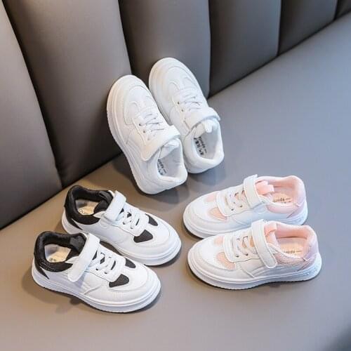 9S4U Children Sport Shoes Autumn Infant Girls Baby Shoes Kids Casual Sneakers Student Running Shoes leather flat boys trainers