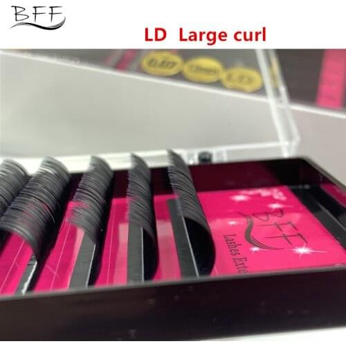 BFF Brand Eyelashes0.05/0.07/0.10 LD black type, artificial Fake False Eye Lash Individual Eyelashes Extension