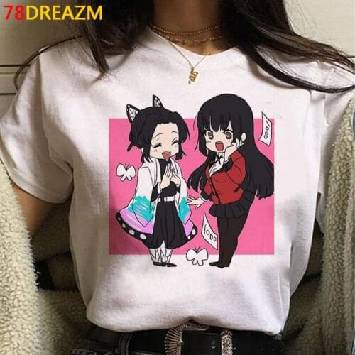 Kakegurui t-shirt female vintage harajuku kawaii casual japanese tshirt ulzzang couple clothes