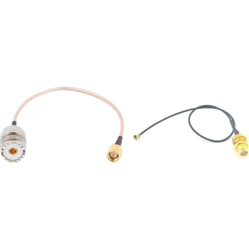 Hot XD-U.FL Mini PCI To RP-SMA Pigtail Antenna Wifi Cable 2 With Handheld Radio Antenna Cable UHF Female To SMA Male Cable