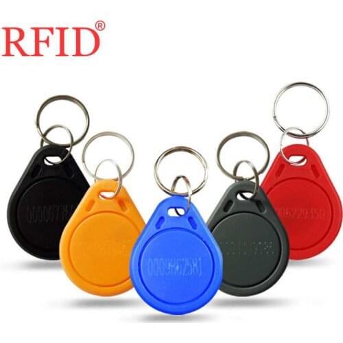 ID 125Khz EM4100 TK4100 41*33*4.3MM RFID Read Only Waterproof Keyfobs Key Fob EM Tag Token Proximity Access Control 1pcs