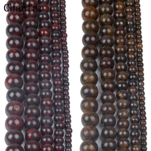 China flower red stone Bronzite Stone Beads Accessory Of Bulk Jewelry Loose Beads