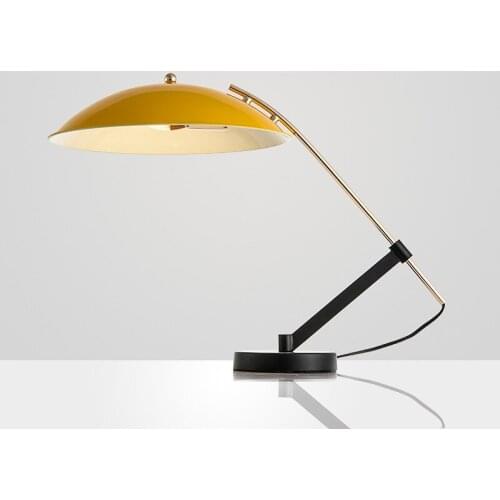 Contracted boilerplate rice ins classic designer Nordic study desk lamp of bedroom the head of a bed in the living room