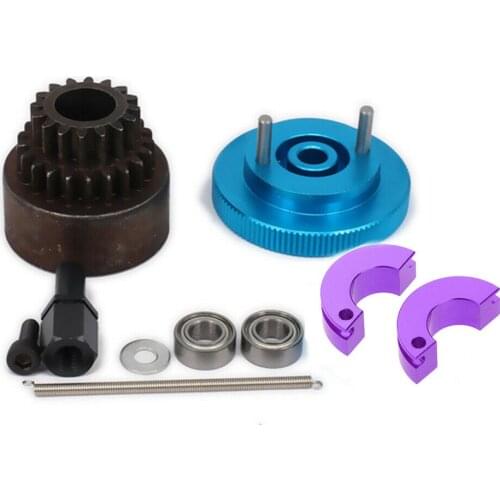 Clutch flywheel set (16T-21T gear, shoes clutch plate Spring , 2pin flywheel) for RC Nitro Car