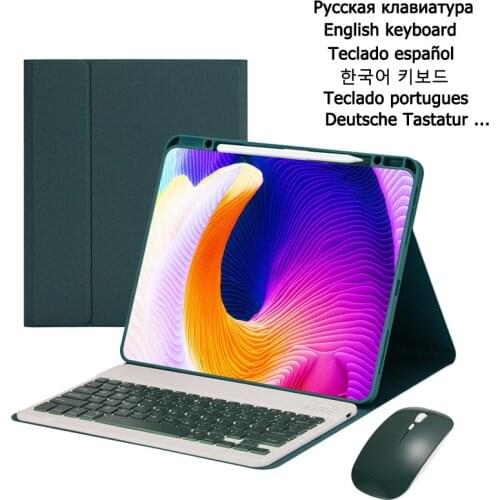 Soft Fabric TPU Pencil Holder Cover Wireless Keyboard Funda for iPad Pro 11 iPad Pro 12.9 Keyboard Case 2021 2020 2018 Keyboard
