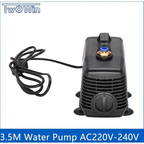 80W pump cnc engraving machine tool cooling cnc spindle motor water pump 220V 80W 3.5M for 1.5KW 2.2KW spindle motor