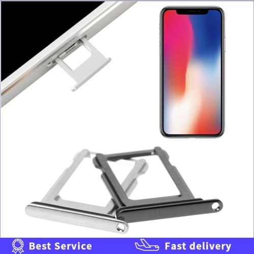 New Nano SIM Card Holder Tray Slot for iPhone X Replacement Part SIM Card Card Holder Adapter Socket Repair for Apple