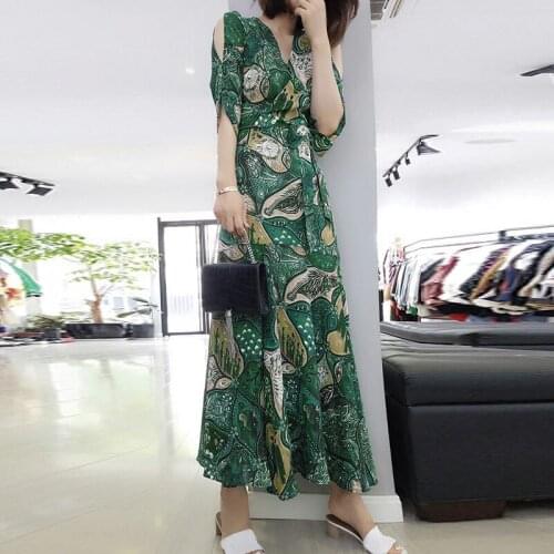 Летние шифоновые платья QRWR China At AliExpress