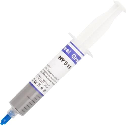 1pcs HY510 30g Silicone Thermal Paste Heat Transfer Grease Heat Sink CPU GPU Chipset Notebook Computer Cooling Syringe