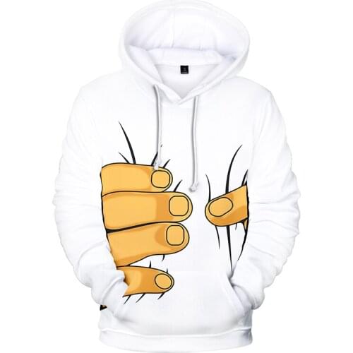 Kpop New Hand Bone Hoodies 3D Print Men Women Streetwear Sweatshirt Long Sleeve Harajuku Hoodie Pullover Fashion Casual Clothing