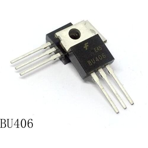 High voltage switch tube BU406 TO-220 7A/200V 20pcs/lots new in stock