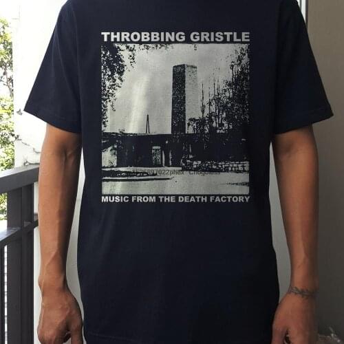 Throbbing gristle tshirt music from the death factory