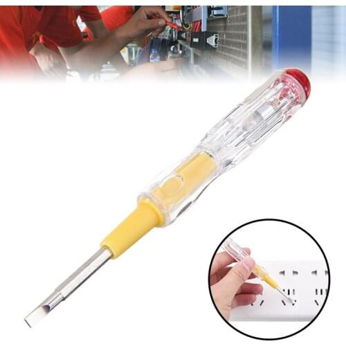 1pc Multifunctional Electrical Tester Screwdriver 100-500V Household Home LED Test Pen Light Voltage Detector Probe